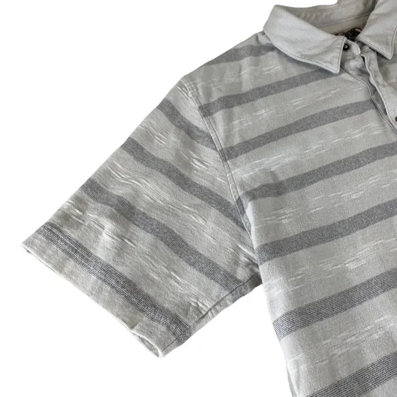 Tony Hawk Men's Light Striped Casual Short Sleeve Polo Shirt Hawk Logo Size S. - Picture 7 of 11